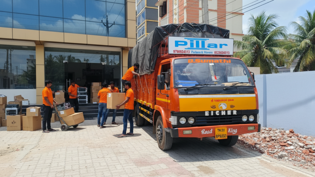 Office Relocation Services of packers and movers in Perungudi.